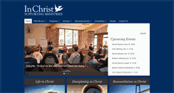 Desktop Screenshot of inchristsupportingministries.org